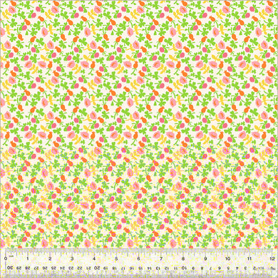 Heather Ross by Studio Edit, Calico in Pink, by Heather Ross for Windham Fabrics, per half-yard