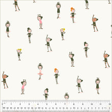 Load image into Gallery viewer, Heather Ross by Studio Edit, Ballerinas in Cream, by Heather Ross for Windham Fabrics, per half-yard