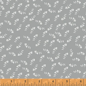 *Closeout Sale* Maribel Mono Floral in Grey, Windham Fabrics, 65" (Last piece)