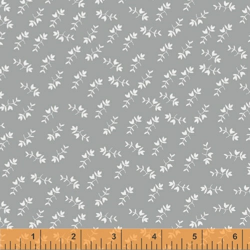*Closeout Sale* Maribel Mono Floral in Grey, Windham Fabrics, 65