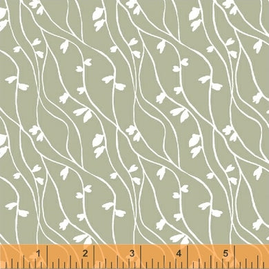 *Closeout Sale* Lilla, Plint in Celedon by Lotta Jansdotter, per half yard