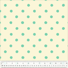 Load image into Gallery viewer, Heather Ross by Studio Edit, Dots in Aqua, by Heather Ross for Windham Fabrics, per half-yard