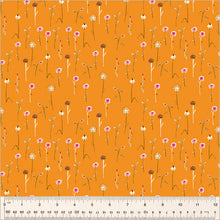 Load image into Gallery viewer, Heather Ross by Studio Edit, Wildflowers in Orange, by Heather Ross for Windham Fabrics, per half-yard