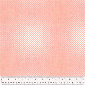 Laurel, Dottie in Petal Pink by Whistler Studios for Windham Fabrics, per half-yard