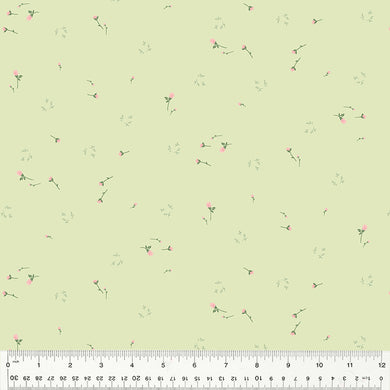 Laurel, Dainty in Spring Green by Whistler Studios for Windham Fabrics, per half-yard