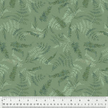 Load image into Gallery viewer, Perennial by Kelly Ventura, Fern in Hedge, per half-yard