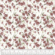 Load image into Gallery viewer, Perennial by Kelly Ventura, Peony Tulip in Ivory, per half-yard