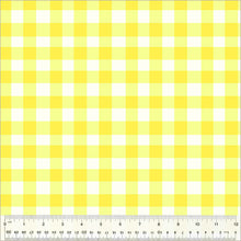 Load image into Gallery viewer, Heather Ross by Hand, Essential Gingham in Lemon, by Heather Ross for Windham Fabrics, per half-yard