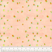 Load image into Gallery viewer, Heather Ross by Hand, Wild Strawberries in Blush, by Heather Ross for Windham Fabrics, per half-yard