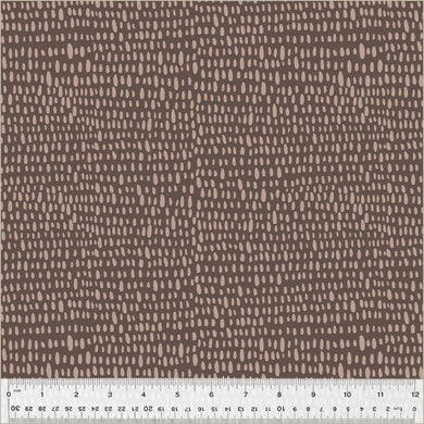 Moonlit by Jennifer Moore / Monaluna, Rainfall in Bark per half-yard