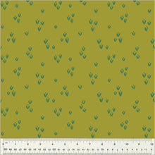 Load image into Gallery viewer, Moonlit by Jennifer Moore / Monaluna, Sprout in Sprig, per half-yard