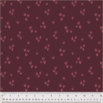 Moonlit by Jennifer Moore / Monaluna, Sprout in Wine, per half-yard