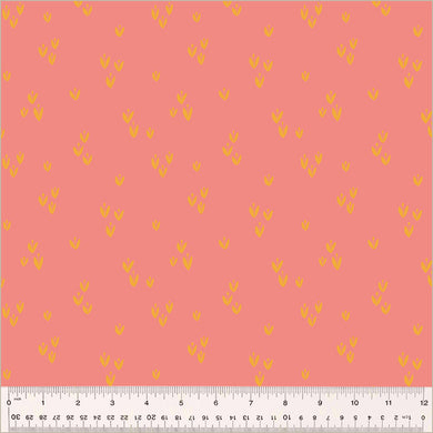 Moonlit by Jennifer Moore / Monaluna, Sprout in Peony, per half-yard