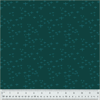 Moonlit by Jennifer Moore / Monaluna, Glimmer in Sea, per half-yard