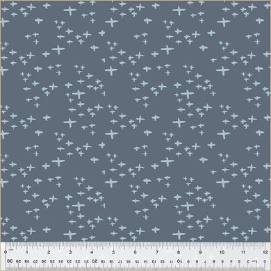 Moonlit by Jennifer Moore / Monaluna, Glimmer in Twilit, per half-yard