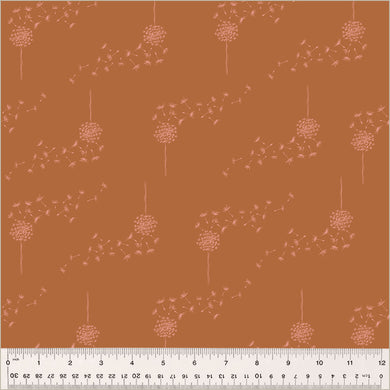 Moonlit by Jennifer Moore / Monaluna, Wish in Pumpkin, per half-yard