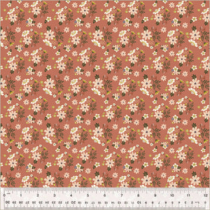 Under the Canopy by Jennifer Moore / Monaluna, Posies in Terra, per half-yard