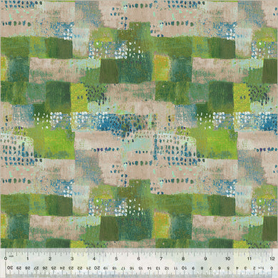 Grounded, Mismatched in Orchard, per half-yard