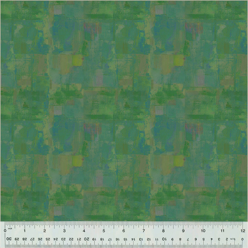 Grounded, Quiet Space in Jungle, per half-yard
