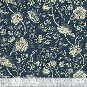 Duchess by Williamsburg, Veil in Blue, per half-yard
