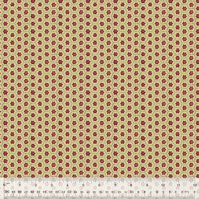 Duchess by Williamsburg, Floral Mesh in Parchment, per half-yard