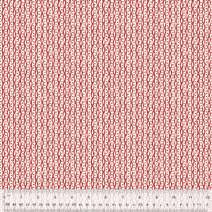 Duchess by Williamsburg, Leaf Row in Ecru, per half-yard