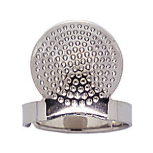 Clover Adjustable Ring Thimble with Plate - Suitable for Sashiko sewing