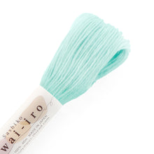 Load image into Gallery viewer, Olympus Sashiko Thread - 20 Awai-iro Pastel Colours (40m skein), Select Colour
