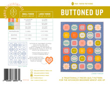 Load image into Gallery viewer, Buttoned Up Quilt Pattern, by Pen + Paper Patterns