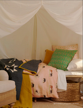 Load image into Gallery viewer, Heather Ross by Hand, Bee&#39;s Quilt in White (CANVAS FABRIC), by Heather Ross for Windham Fabrics, per half-yard
