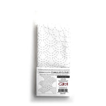 Load image into Gallery viewer, QH Textiles, Sashiko Cloth SC2021- 06W “CUMULUS CLOUD”, Hana-Fukin Sashiko Sampler