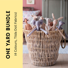 Load image into Gallery viewer, Tilda Doll Fabrics, One Yard Bundle, 4 Colours
