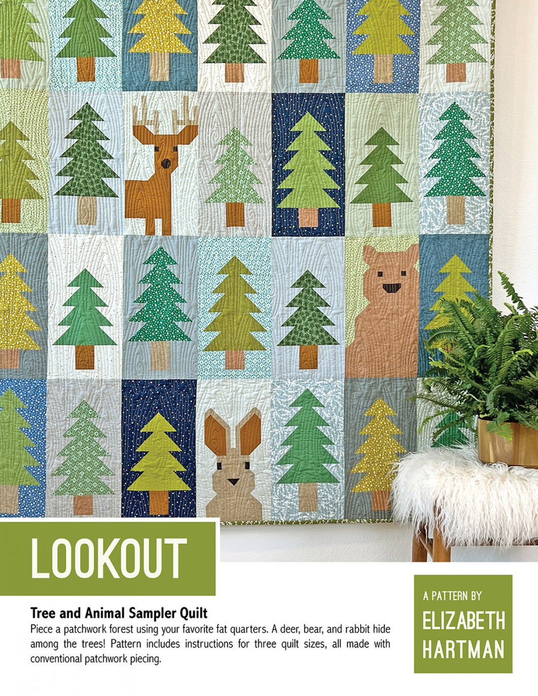 Quilt Pattern: Lookout by Elizabeth Hartman