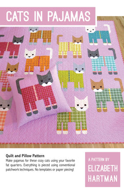 Quilt Pattern: Cats in Pajamas by Elizabeth Hartman