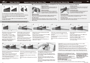 Clover - Fabric Tube Maker, Art. 4022