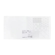 Load image into Gallery viewer, Olympus #H-1145_2145 Japanese Sashiko Hitomezashi, Hana-Fukin Sashiko Sampler - Chiyogami (White OR Indigo)