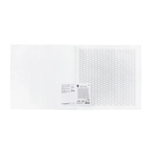 Olympus #H-1148_2148 Japanese Sashiko Hitomezashi, Hana-Fukin Sashiko Sampler - Yoshiwara-Ysunagi (White OR Indigo)