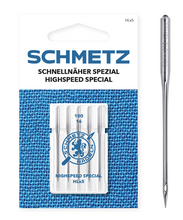 Load image into Gallery viewer, SCHMETZ HLx5 High Speed Special Needles, Household Sewing Machine Needles (5pc pack)