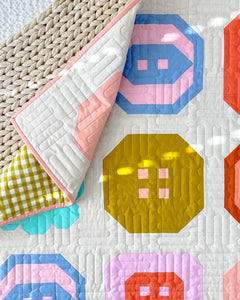 Buttoned Up Quilt Pattern, by Pen + Paper Patterns