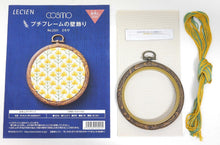 Load image into Gallery viewer, LECIEN COSMO Jizashi Counted Stitch Petite Frame Decoration Sewing Kit, No. 2321 Mimosa