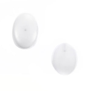 Olympus KB-3 Oval Covered Button Blanks, Charm type, set of 5