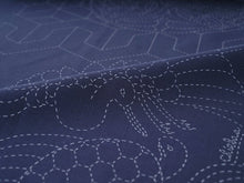 Load image into Gallery viewer, LECIEN COSMO Hidamari Celebratory Sashiko Panel, Kotobuki. Select Colour (5 colours available)