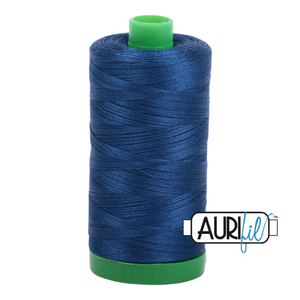 Aurifil 40wt Thread - Large spool Medium Delft Blue #2783