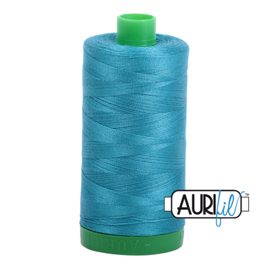 Aurifil 40wt Thread - Large spool Dark Turquoise #4182