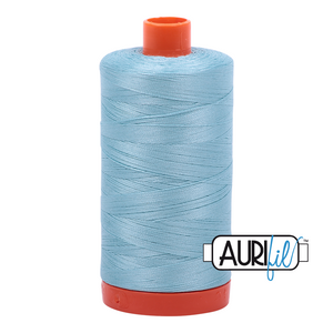 Aurifil 50wt Thread - Large spool Light Grey Turquoise #2805