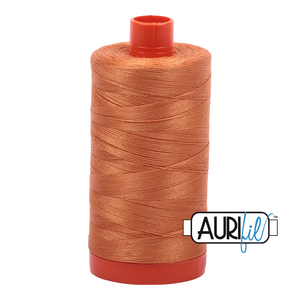 Aurifil 50wt Thread - Large spool Medium Orange #5009