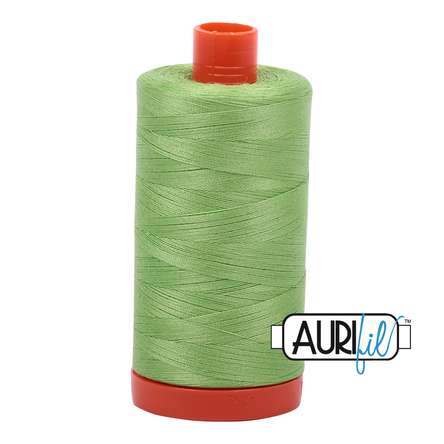Aurifil 50wt Thread - Large spool Shining Green #5017