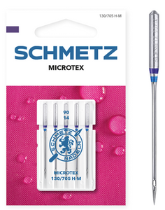 SCHMETZ Microtex Needles, Household Sewing Machine Needles (5pc pack)