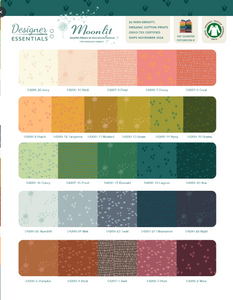 Moonlit by Jennifer Moore / Monaluna, Sprout in Mist, per half-yard