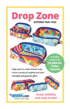 Load image into Gallery viewer, Drop Zone (Zippered Tray Trio), Patterns by Annie